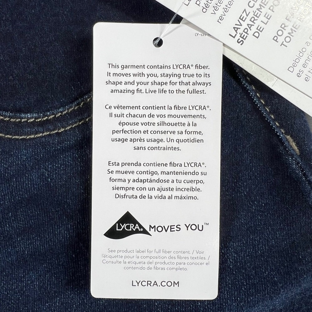 Indigo Blue Womens Maternity Skinny Jeans Dark Wash Full Belly Panel Size Small - Picture 9 of 12
